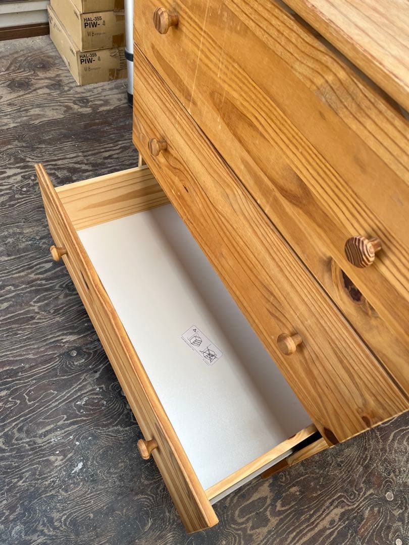 フェブ IKEA チェスト タンス RAST（ラスト）無垢材