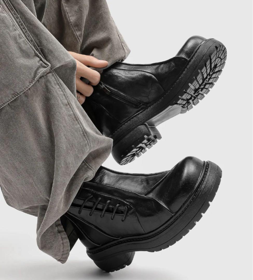 メンズ　厚底ブーツ