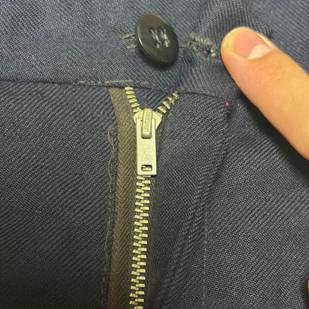 usa製 50s 60s ウール スラックス ネイビー ギャバスラ ギャバ