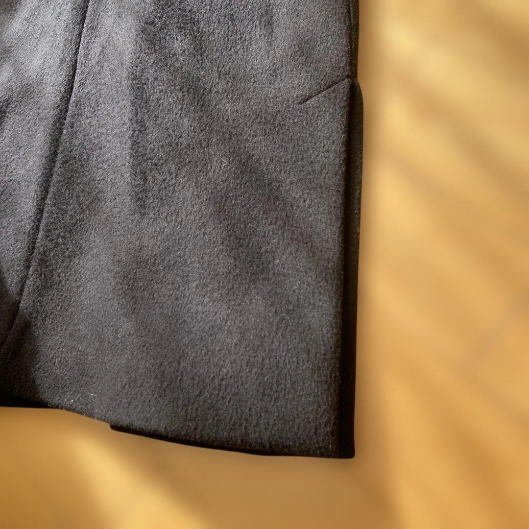 nest Robe 二重織ビーバーロングジレ　黒