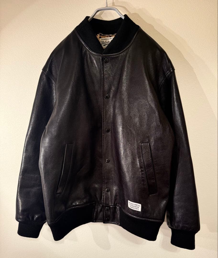 ジャケット・アウター WACKOMARIA LEATHER VARSITY JACKET TYPE-2