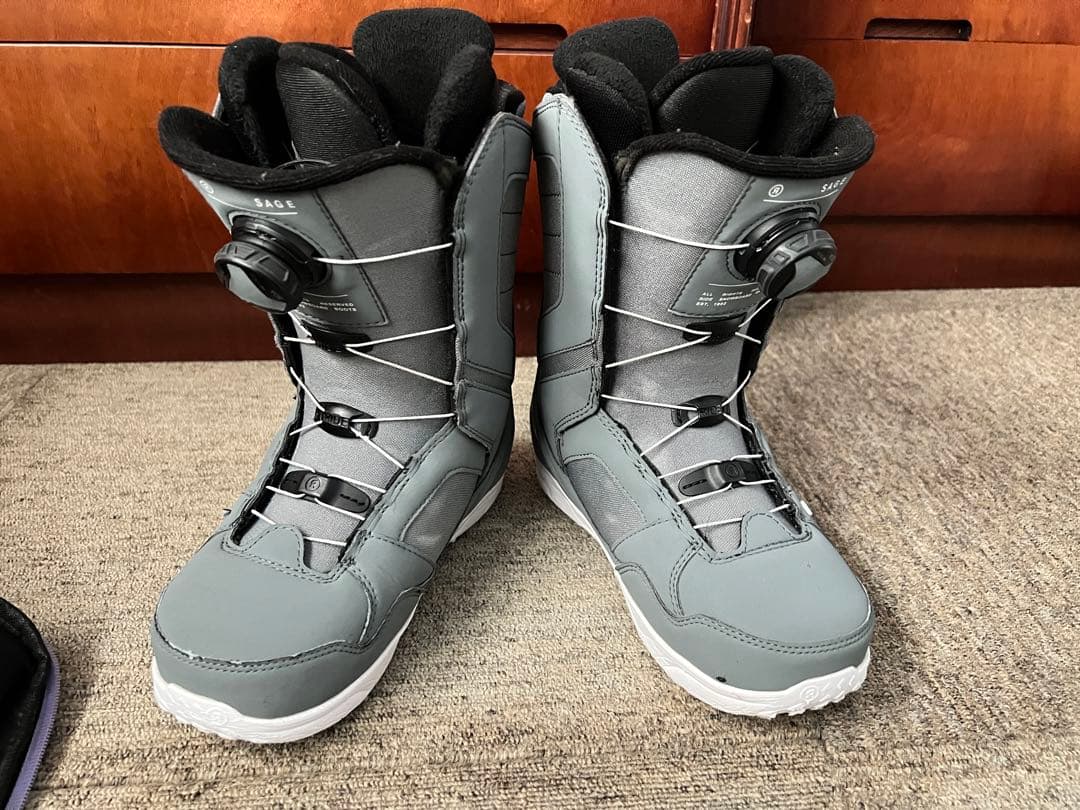 RIDEグレー スノーボードブーツ