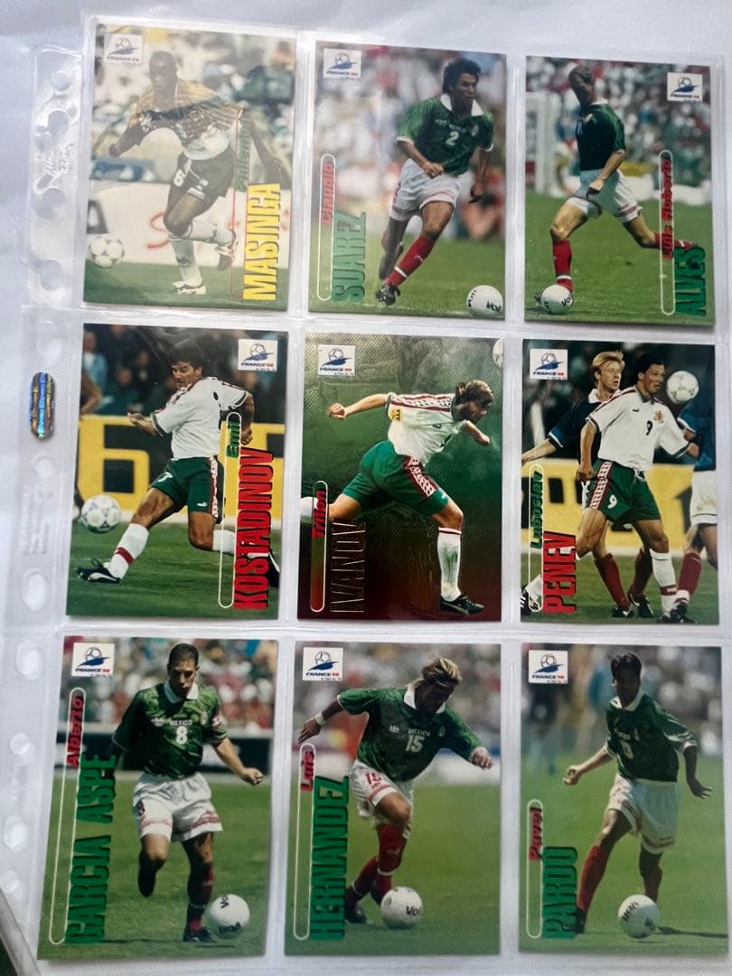 フランスワールドカップ1998カード81枚