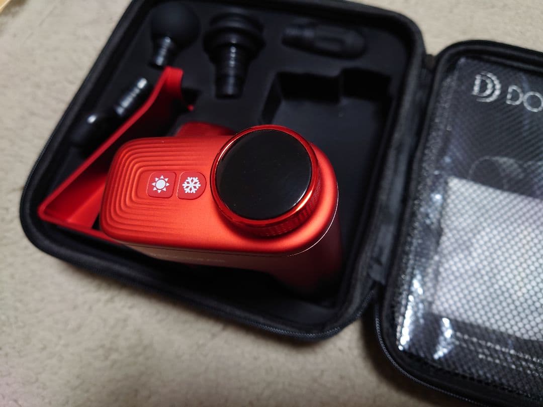 ドクターエアー/エクサガン/ホット＆クール/REG-03/レッド