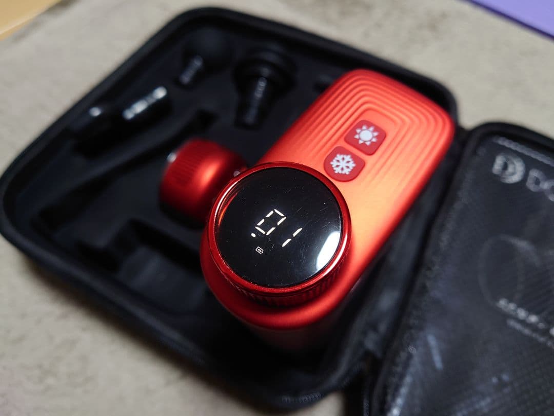 ドクターエアー/エクサガン/ホット＆クール/REG-03/レッド