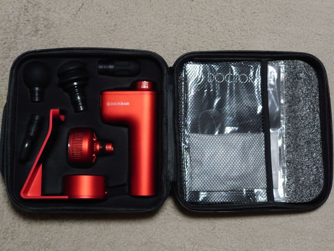 ドクターエアー/エクサガン/ホット＆クール/REG-03/レッド