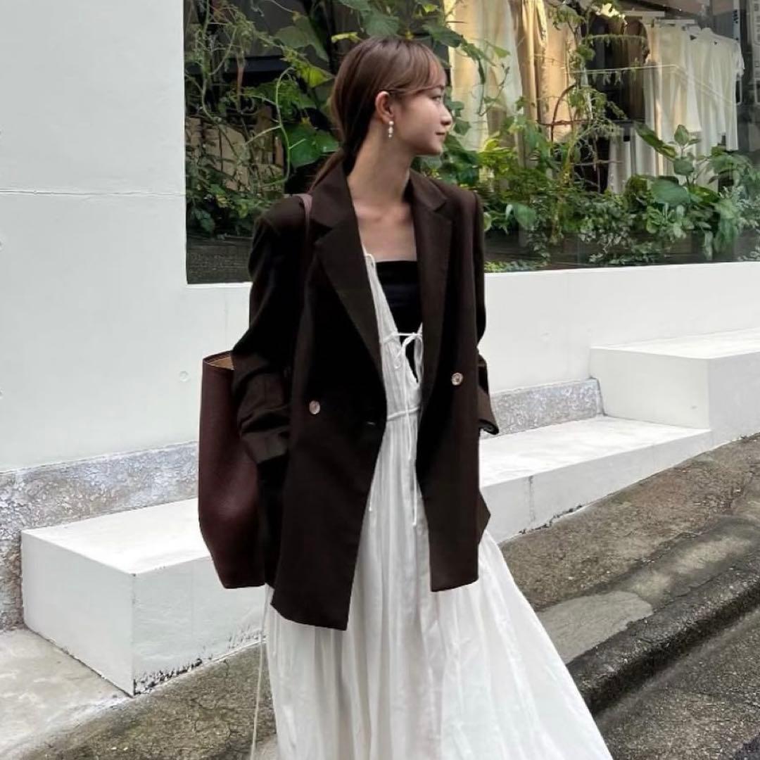 MARNO 丸林広奈 マーノ Laura Jacket BROWN ジャケット