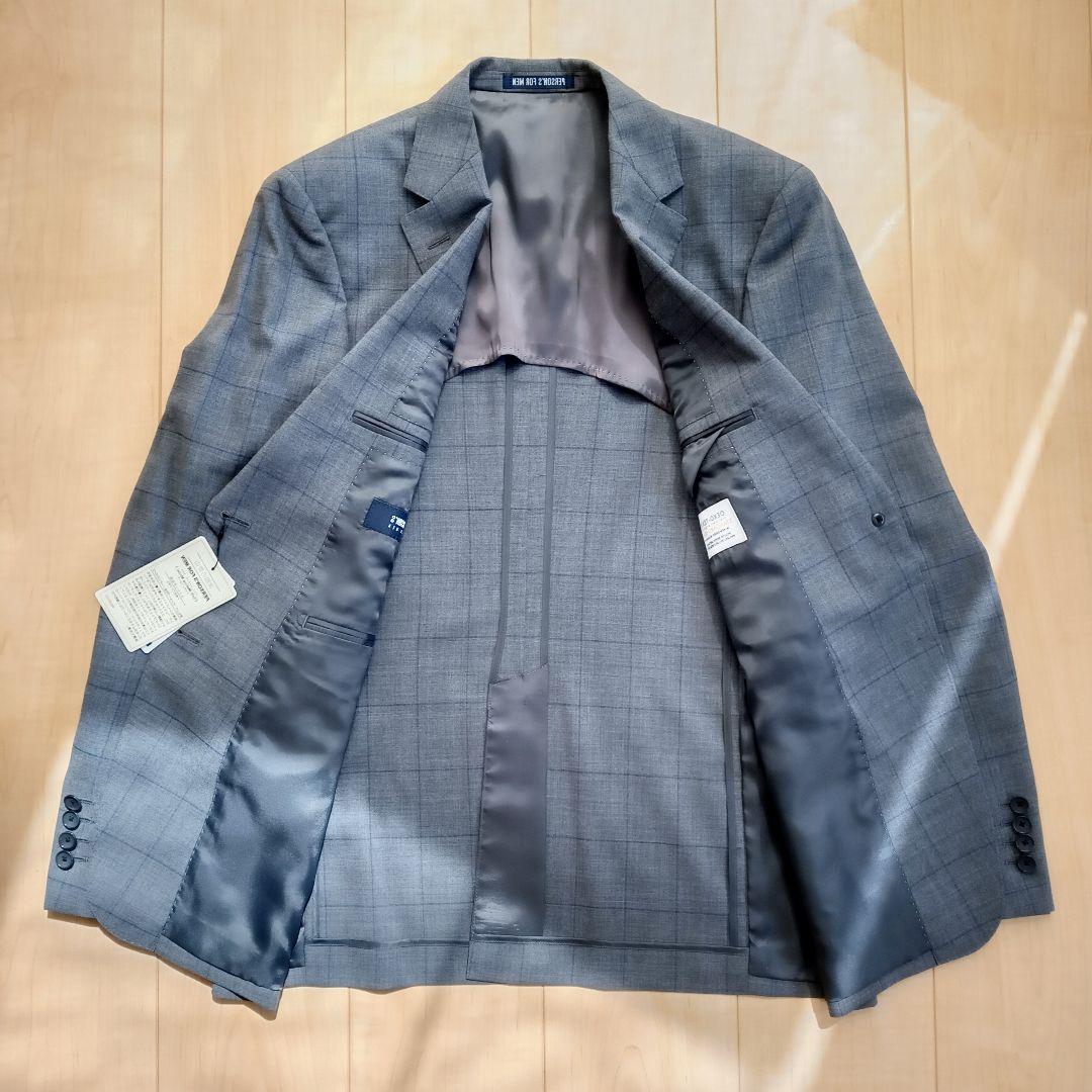 Persons for Men ブロックチェック柄 ビジネススーツ 【A5】