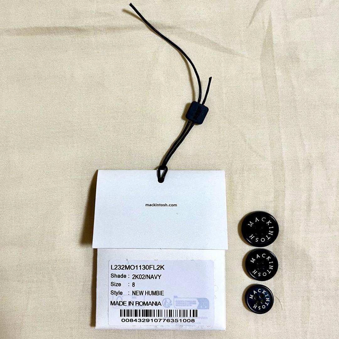 【美品】MACKINTOSH HUMBIE マッキントッシュハンビー 紺 8