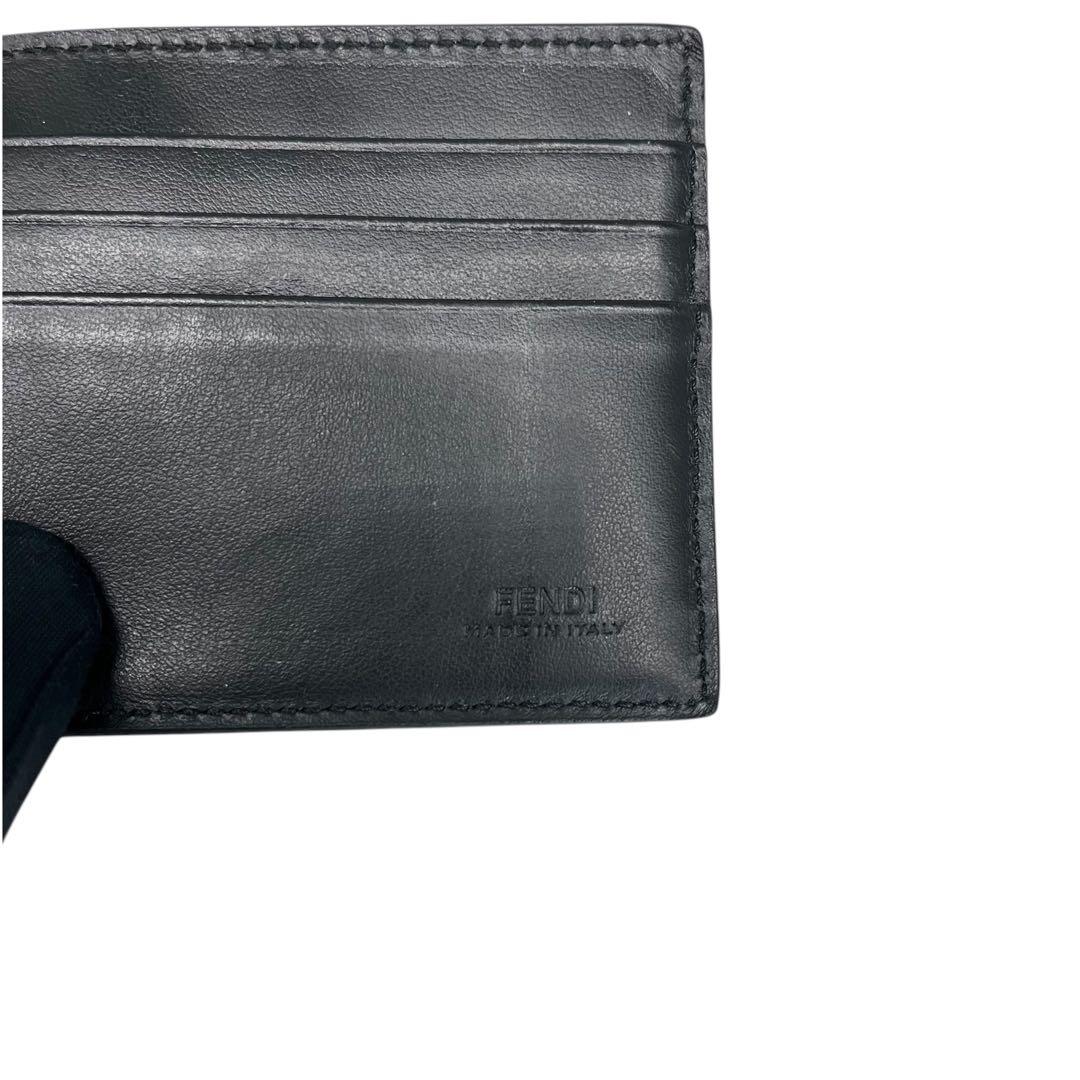 希少✨フェンディ マネークリップ FF ズッカ ダイアゴナル バイカラー