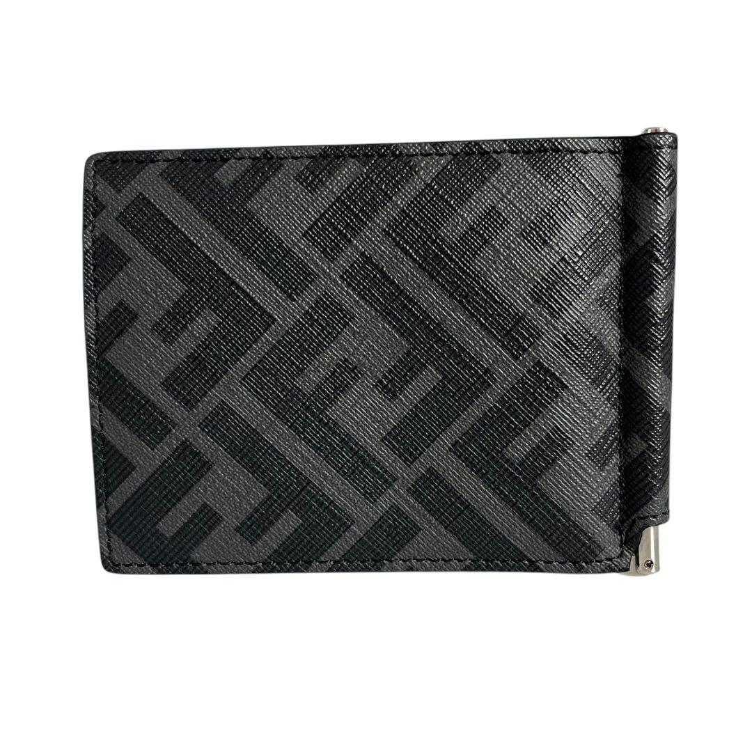 希少✨フェンディ マネークリップ FF ズッカ ダイアゴナル バイカラー