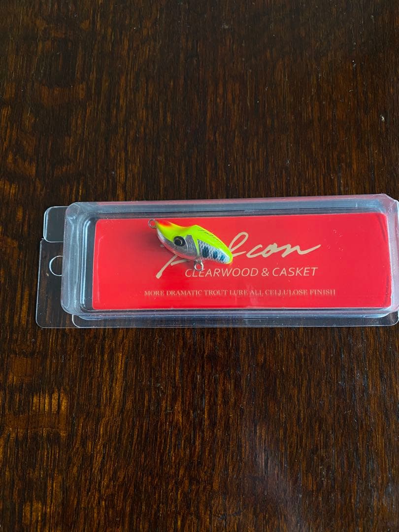 新品未使用 カスケット クリアウッド ファルコン デビー ハンドメイドミノー