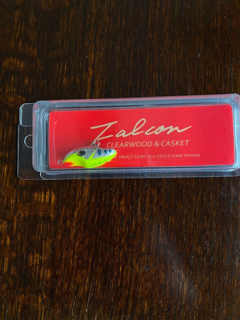 新品未使用 カスケット クリアウッド ファルコン デビー ハンドメイドミノー