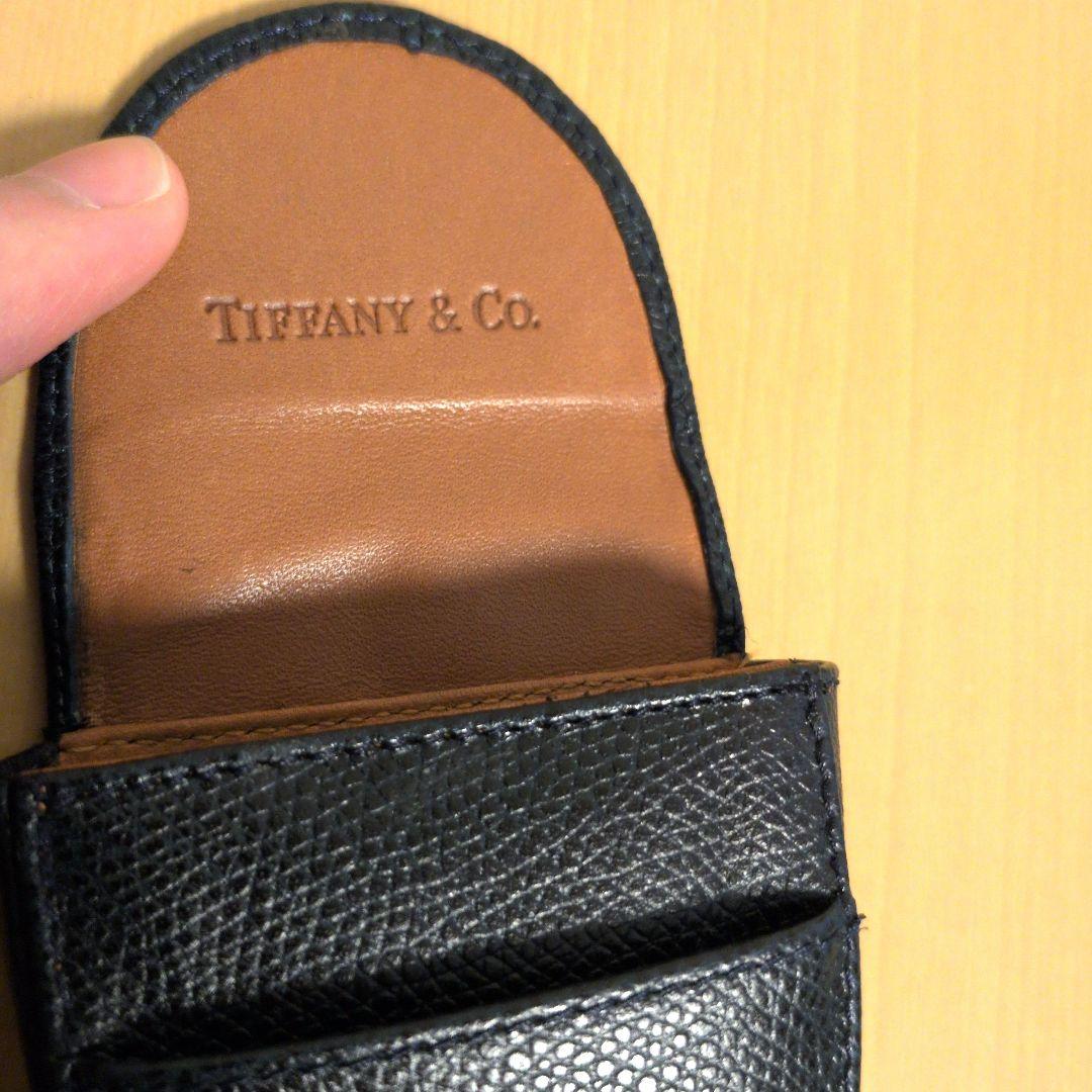 TIFFANY レザーケース ティファニー　ポーチ付