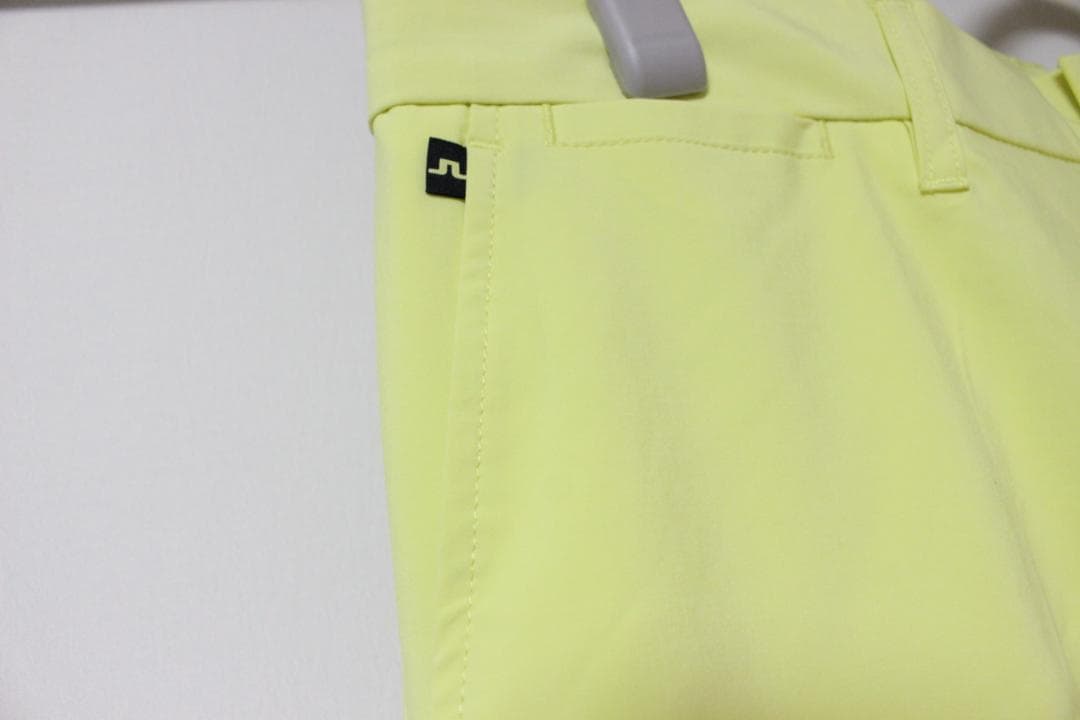 未使用品❗️J.LINDEBERG ストレッチ パンツ◆32インチ◆イエロー◆