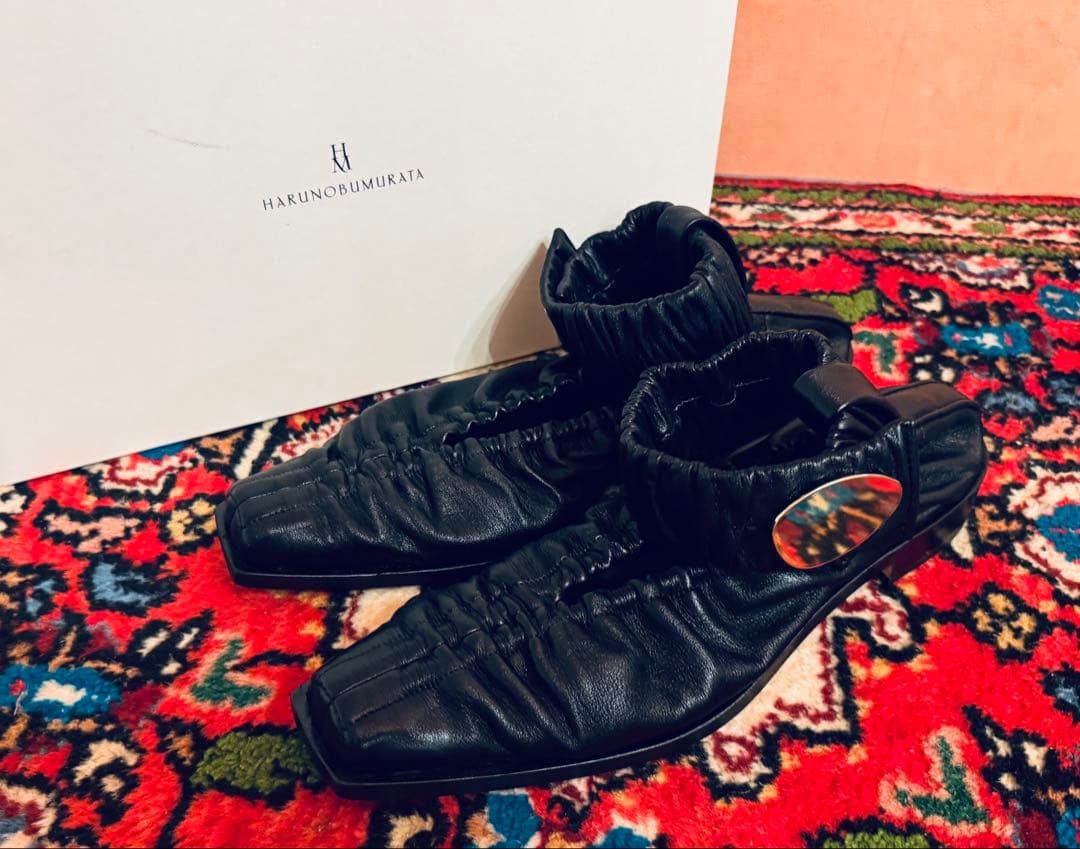 HARUNOBUMURATAハルノブムラタGARWIN フラットシューズ