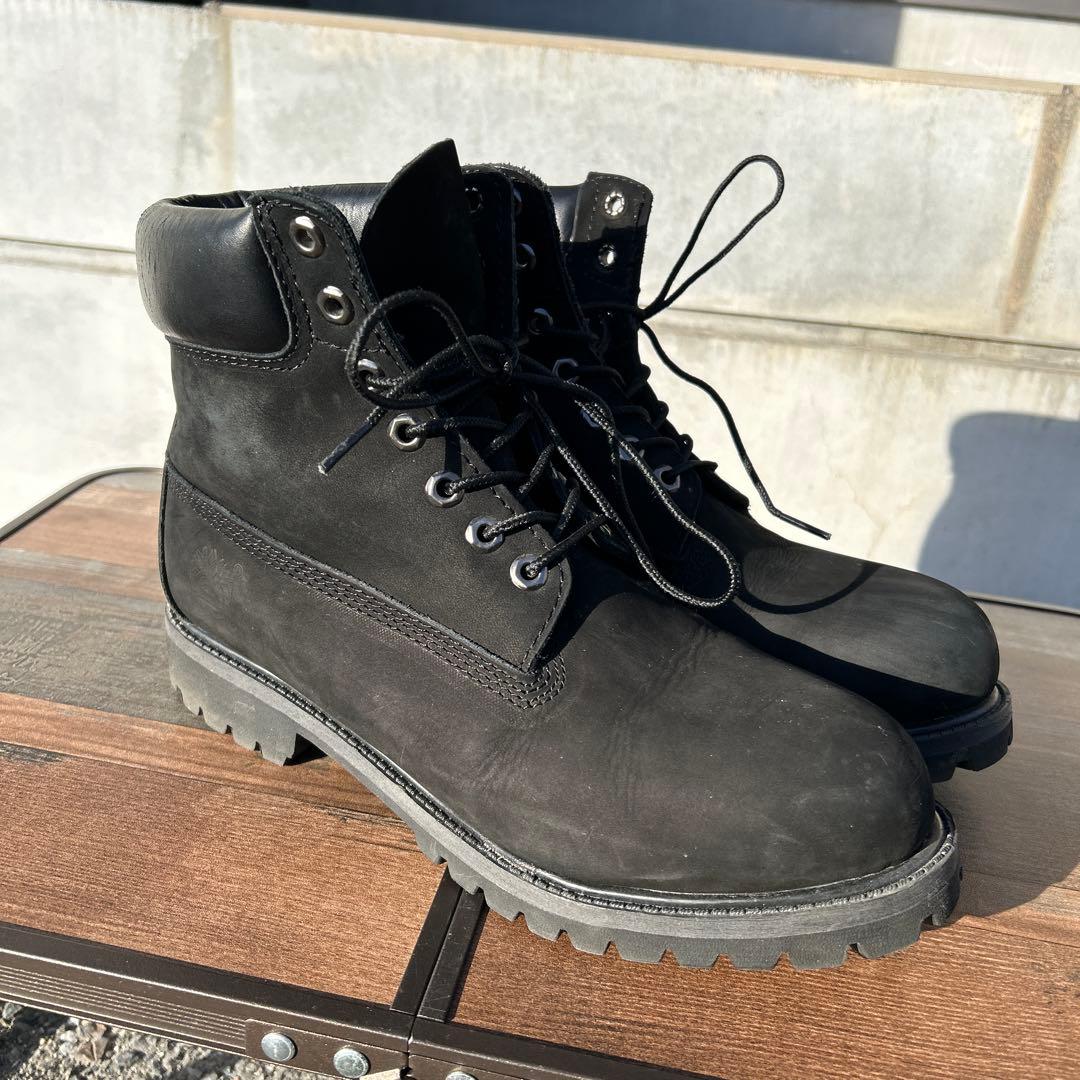 ティンバーランド　ブラック　ハイカットブーツ