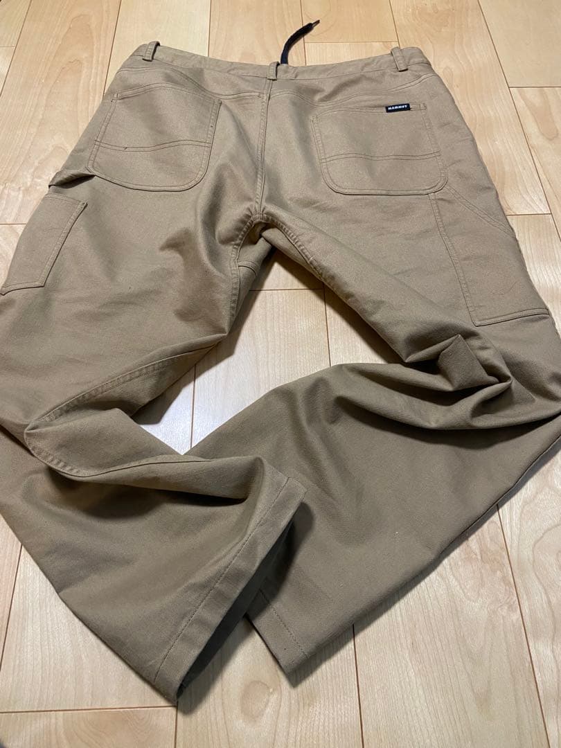 美品 マムート クライミング ペインターパンツ AF メンズ 2XL カーキ