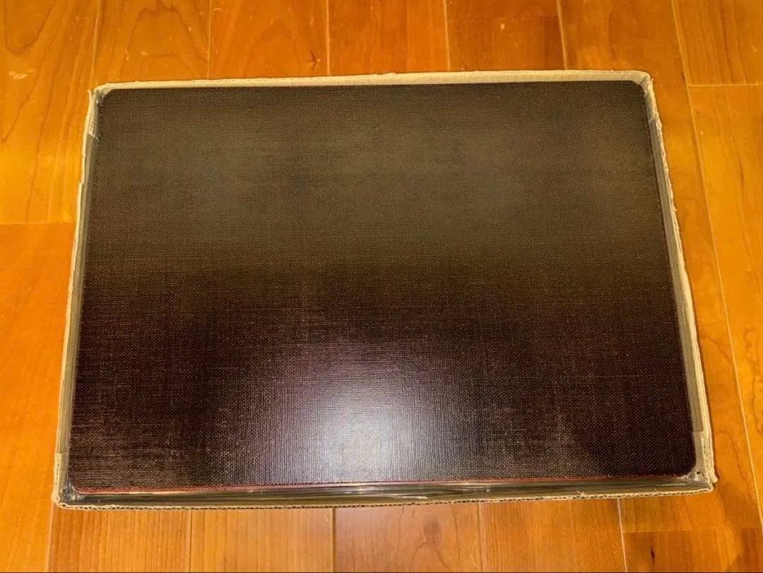 木製　隅切りランチョンマット両面布目　うるし工芸　藤　4枚セット