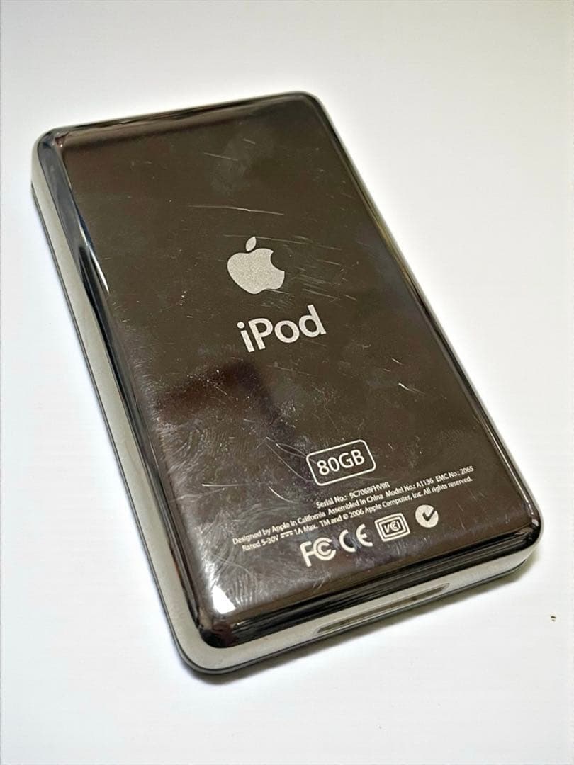 【訳あり】iPod Classic ブラック A1136 80GB MA450J