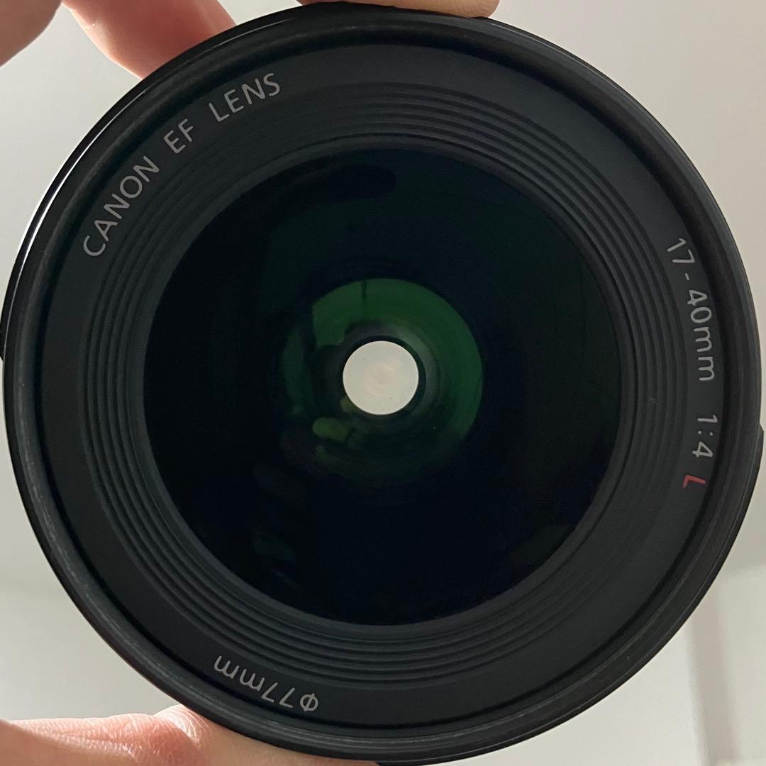 Canon EF 17-40mm f4L USM 動作品 フード、説明書等付き