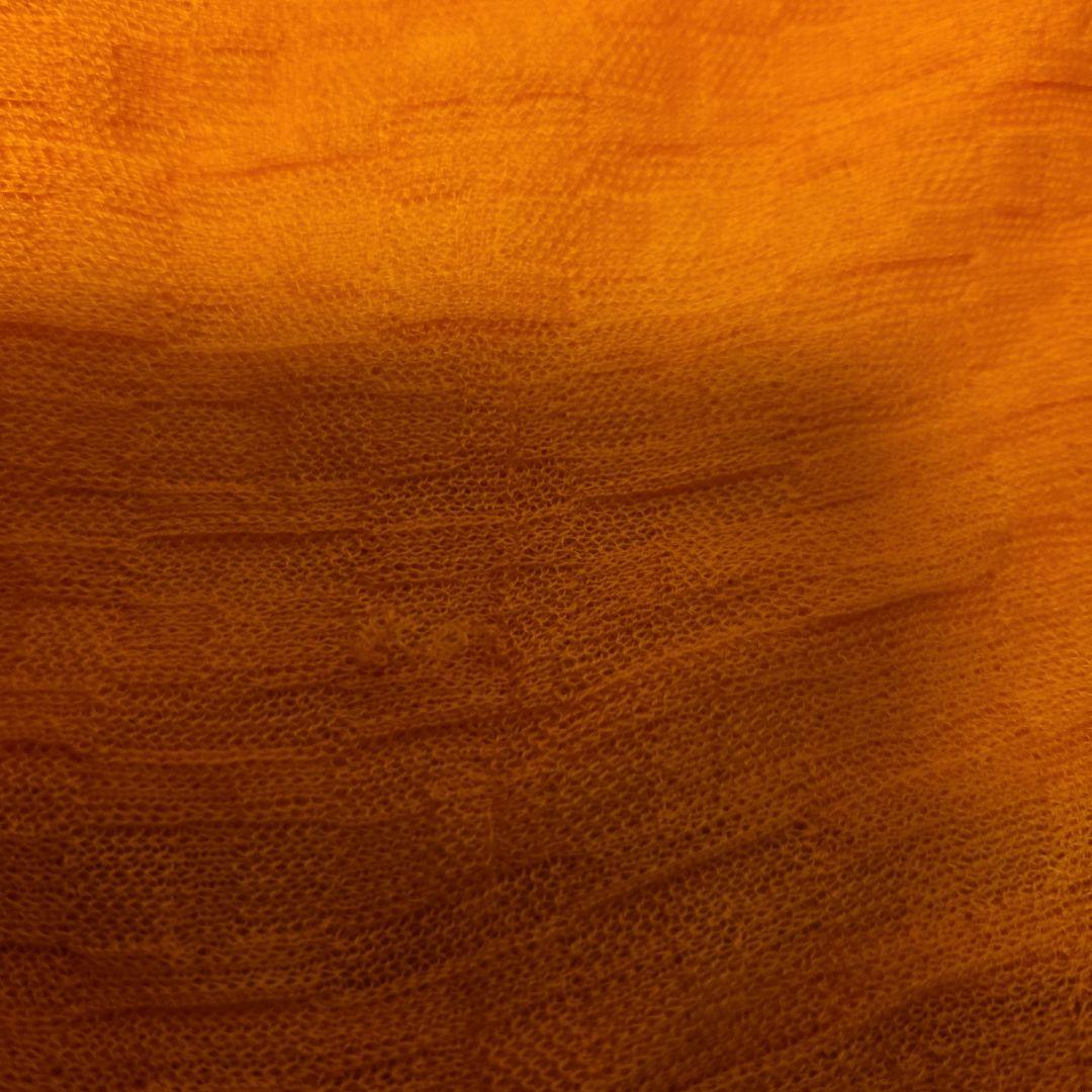 タイム激安お買得❗目を惹くエルメス象徴色❗大判ストールラグジュアリーH総柄