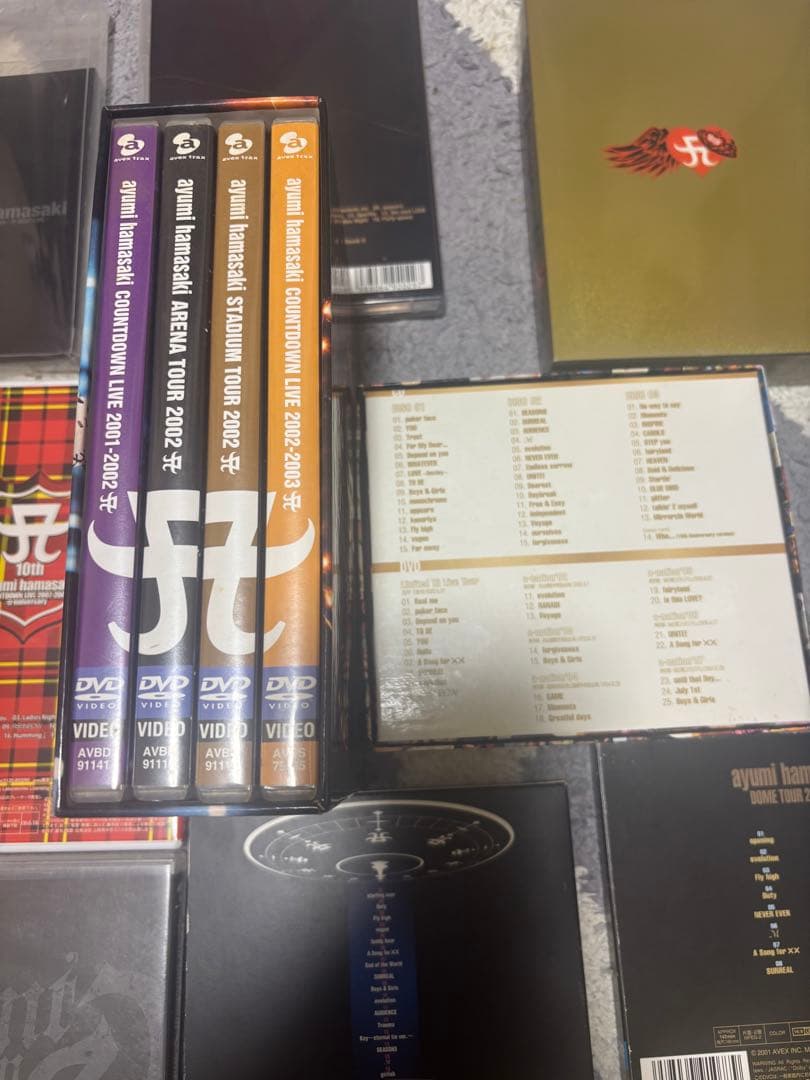 浜崎あゆみ DVD まとめ売り 15点 初回限定写真集付き