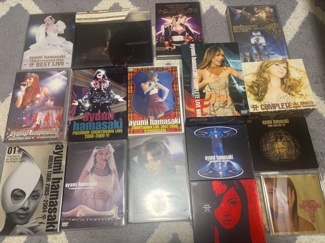 浜崎あゆみ DVD まとめ売り 15点 初回限定写真集付き