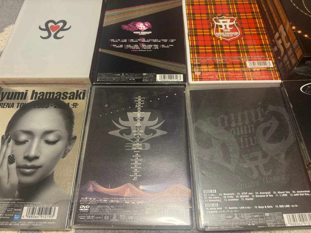 浜崎あゆみ DVD まとめ売り 15点 初回限定写真集付き