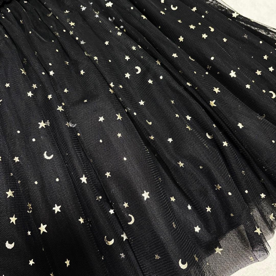 【新品】ケイトスペード トドラー スターダストドッキングワンピース ニット 黒