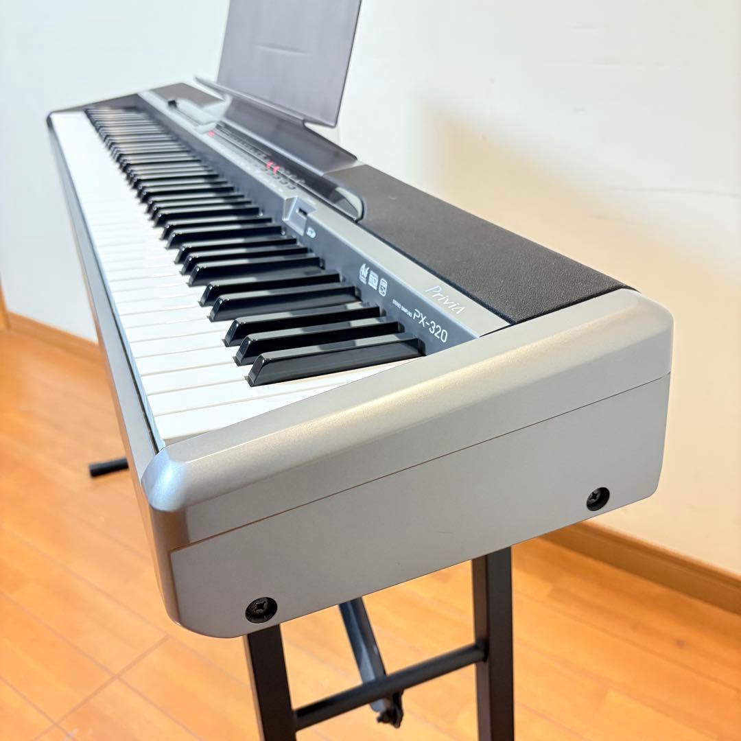 【美品・動作良好】CASIO 電子ピアノ Privia PX-320 付属品多数