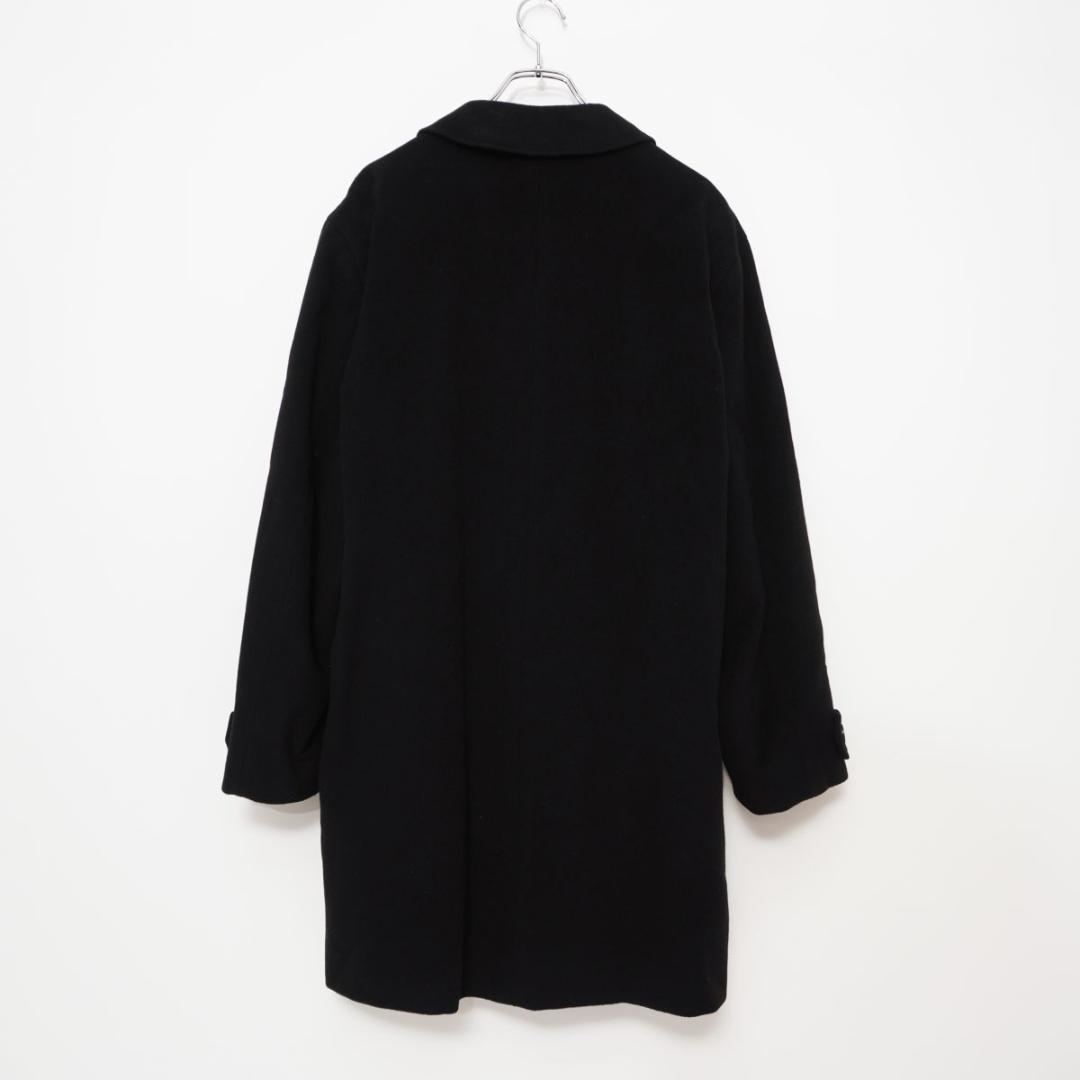 キンロックアンダーソン カシミヤ100％ チェスターコート 黒 LL*LD912