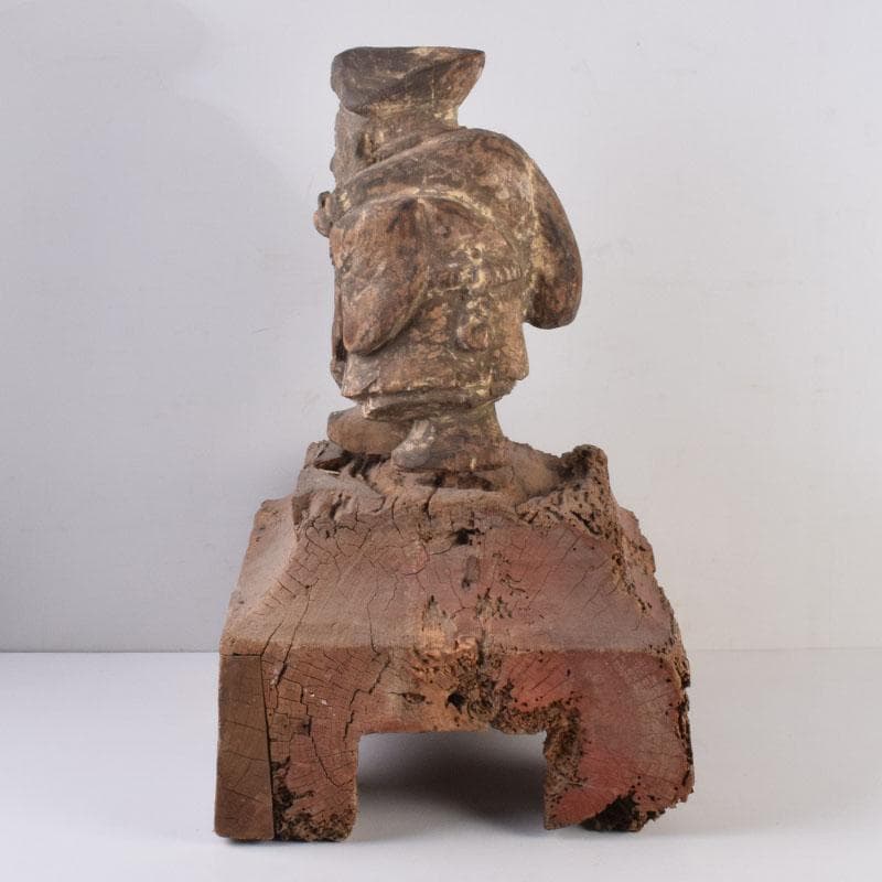 時代木彫　大黒天　仏像　縁起物　置物　N　8453A