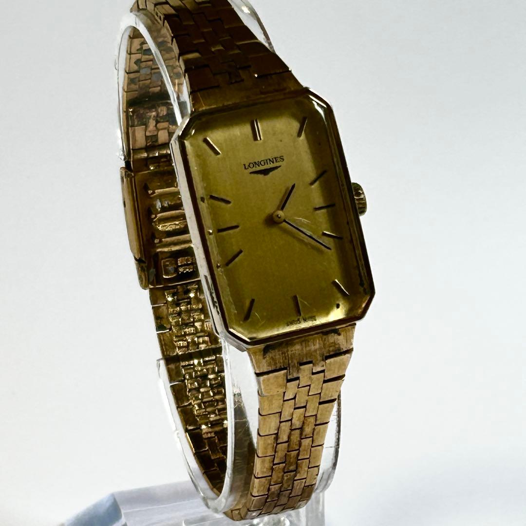 【希少/稼働】LONGINES 17.591.887 手巻き ALL GOLD