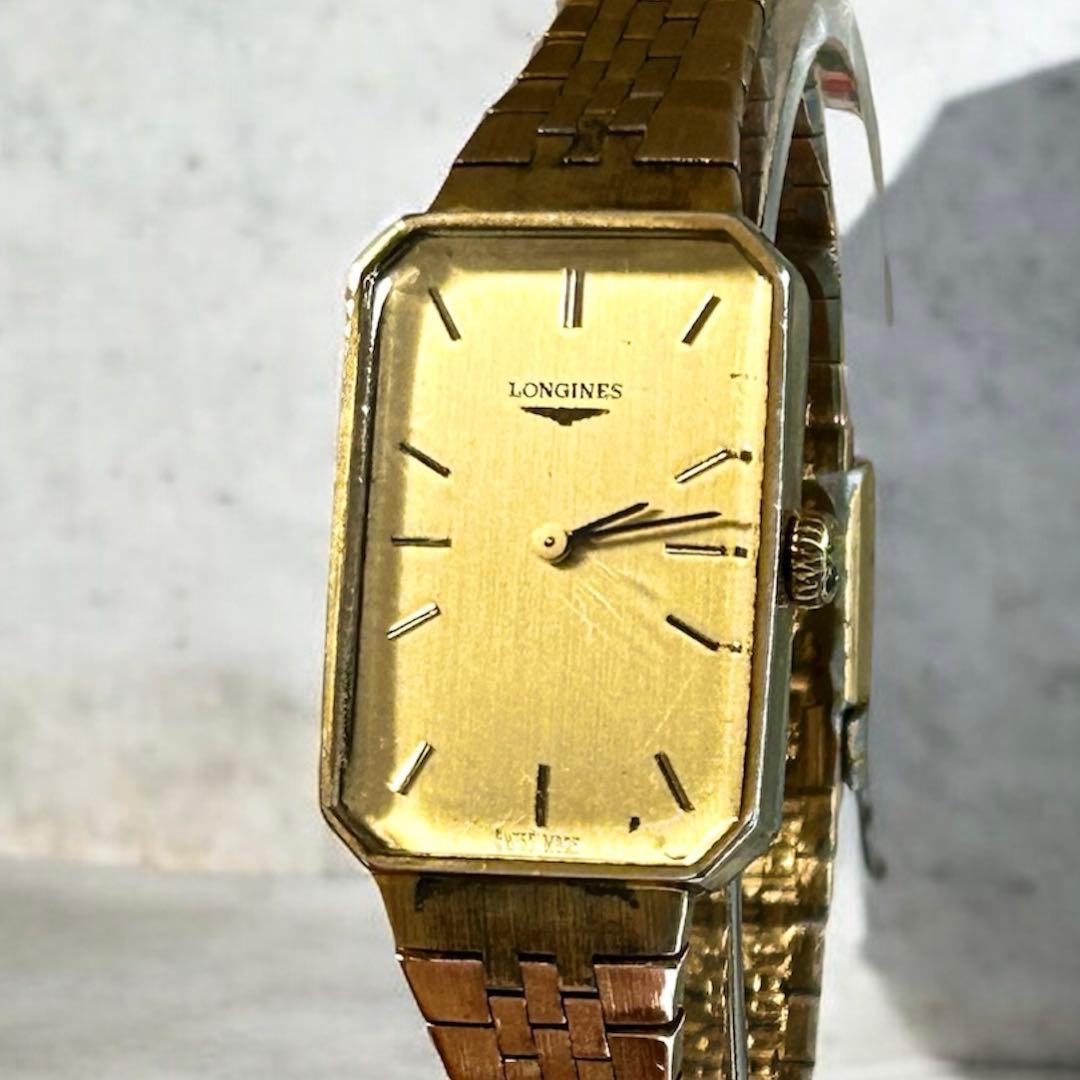 【希少/稼働】LONGINES 17.591.887 手巻き ALL GOLD