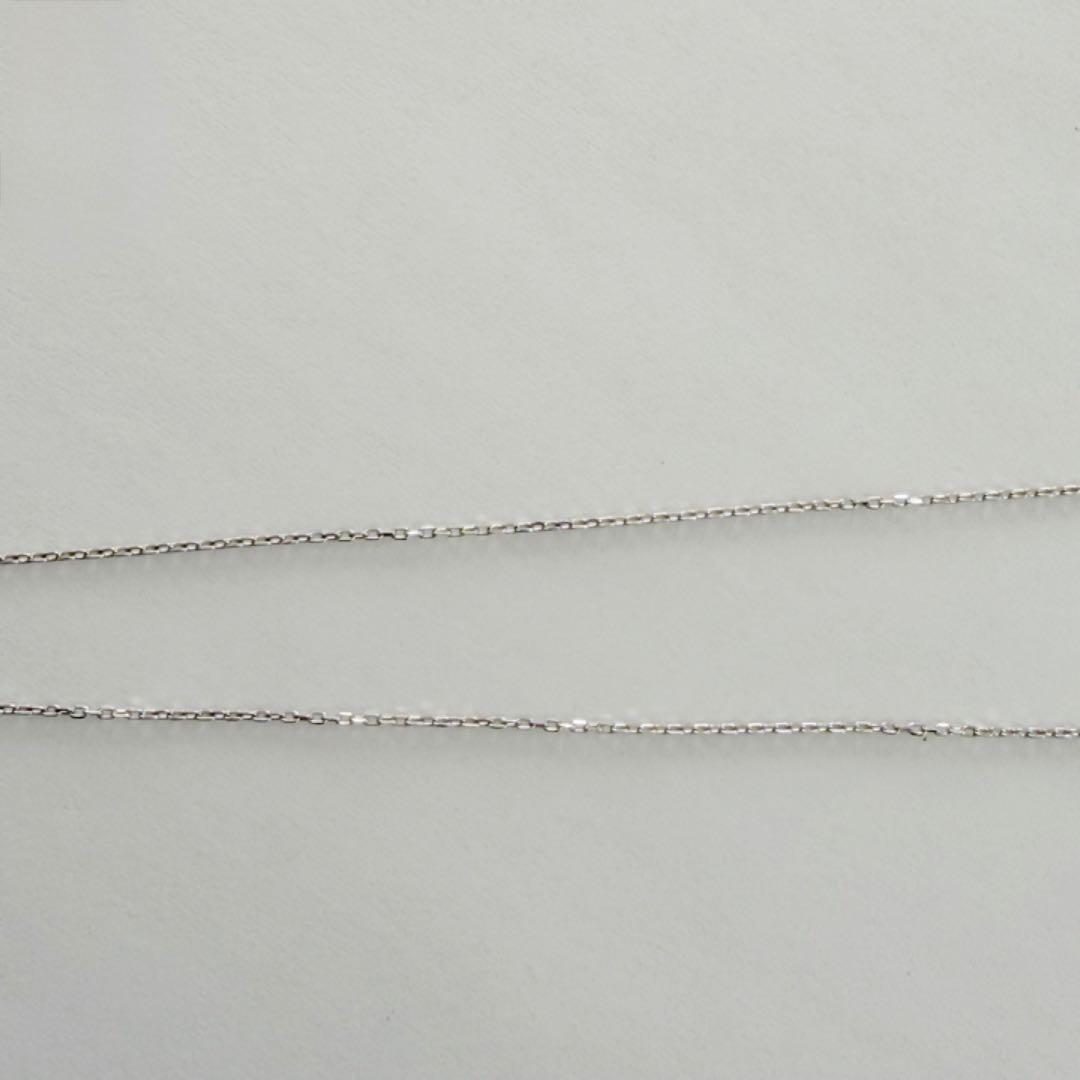 【新品同様】 ヴァンドーム青山 プラチナ ダイヤ ドロップ ネックレス