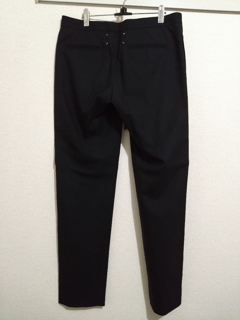 メゾンマルジェラ スラックス ブラック46サイズ