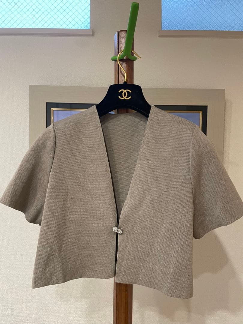 あ*♪様 FOXEY ノーカラージャケット サイズ40