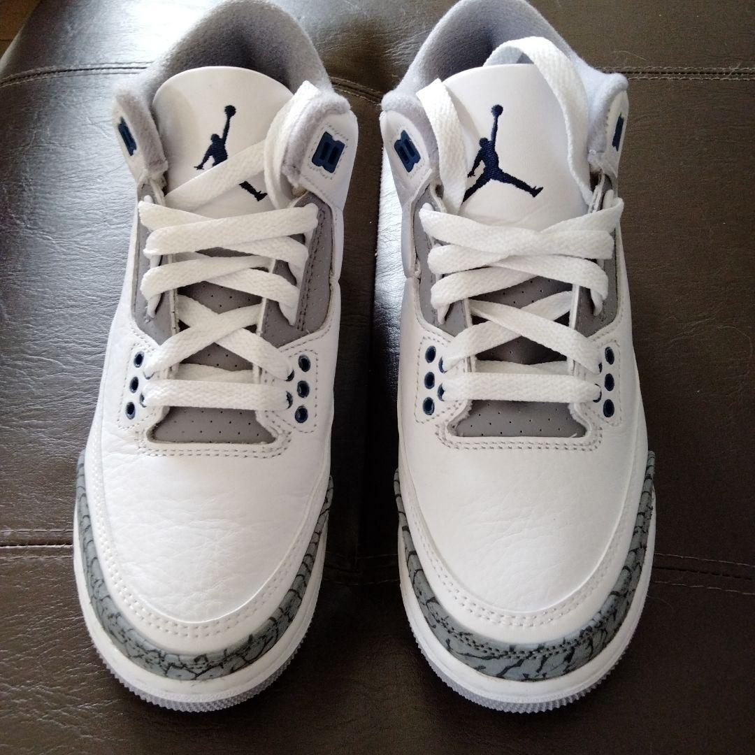 Air Jordan 3 ホワイト ネイビー　DM0967-140 大幅値下げ