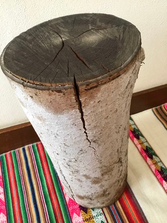 完全乾燥済み【天然欅の木】切り株スツール/インテリア台/切り株椅子/室内OKです