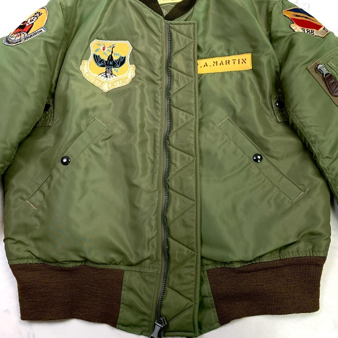 50s復刻★バズリクソンズ B-15C MOD 38 ワッペンカスタム　D853