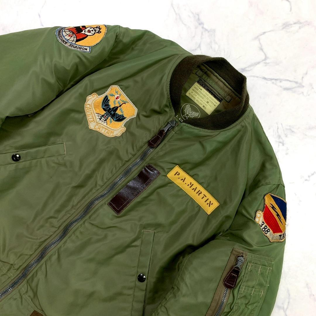 50s復刻★バズリクソンズ B-15C MOD 38 ワッペンカスタム　D853