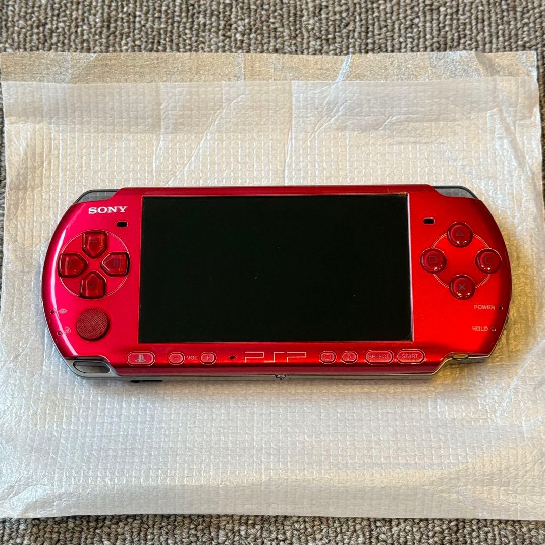 【美品】PSP-3000 ラディアント レッド 箱付き