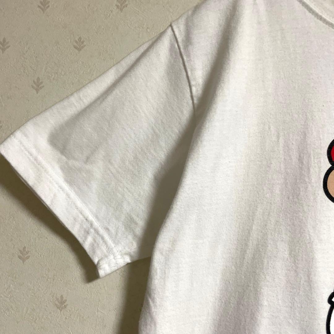 レア❗️アベイシングエイプ マリオ×ベビーマイロ プリント Tシャツ 白 M