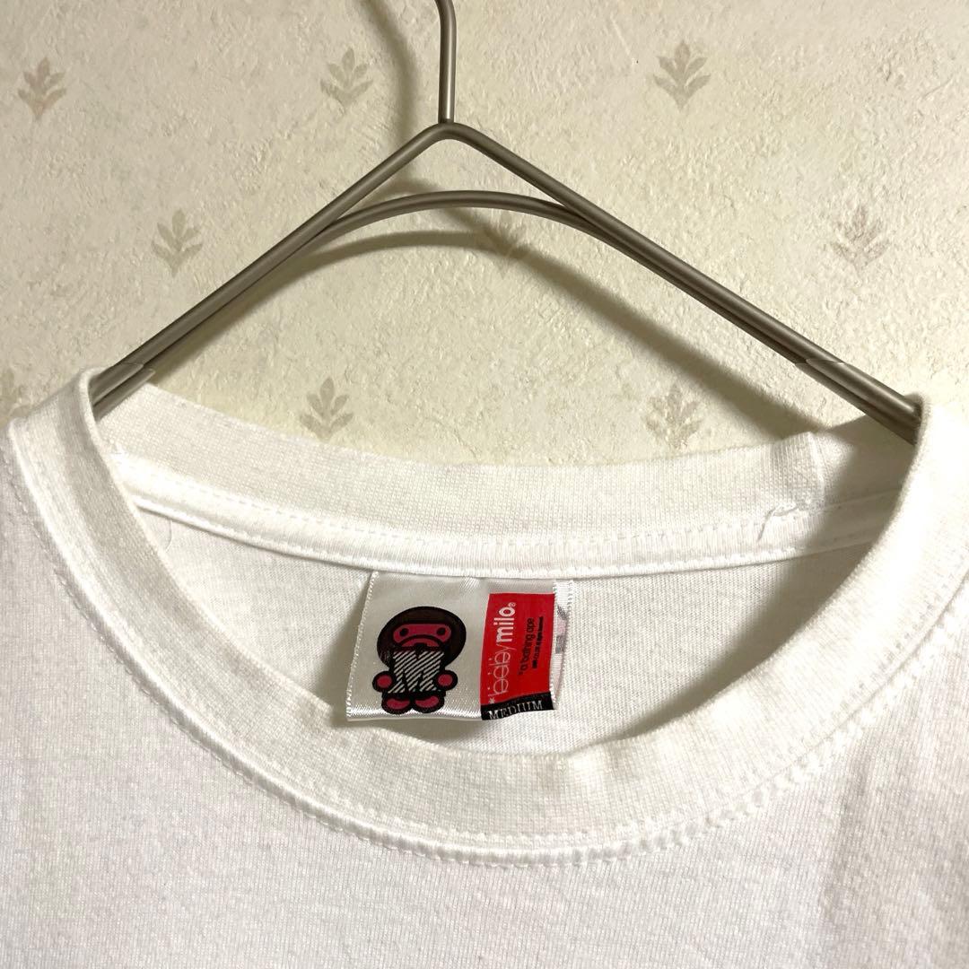 レア❗️アベイシングエイプ マリオ×ベビーマイロ プリント Tシャツ 白 M