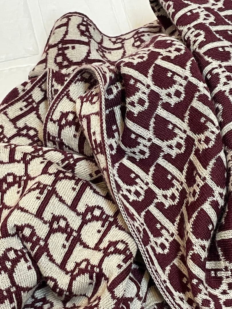 【美品】Christian Diorディオール トロッター　ウール　マフラー❤︎