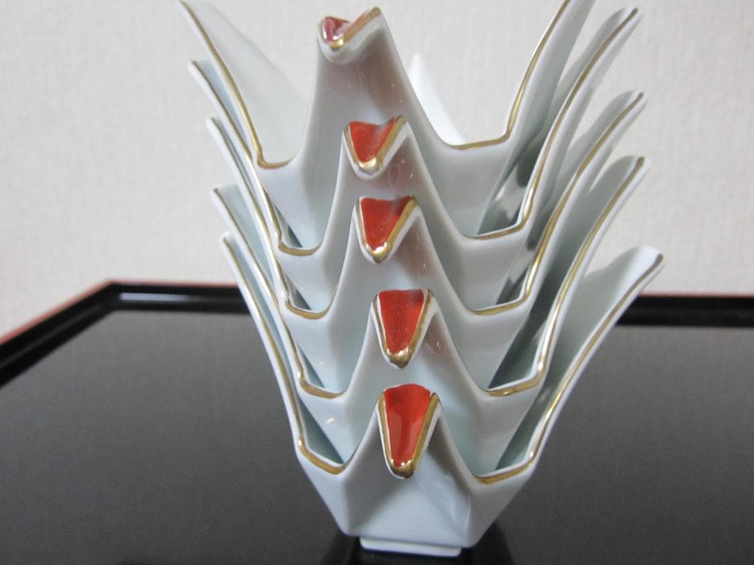 迎春◆お正月の器◆伝統工芸 有田焼◆料亭の器◆白磁製 鶴５客◆ 小鉢、小付、向付