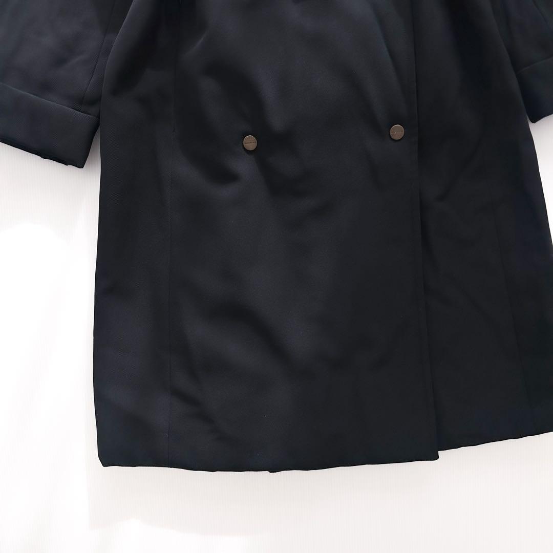 マックスマーラ ウィークエンド /中綿アウター トレンチコート 黒 40 ベルト