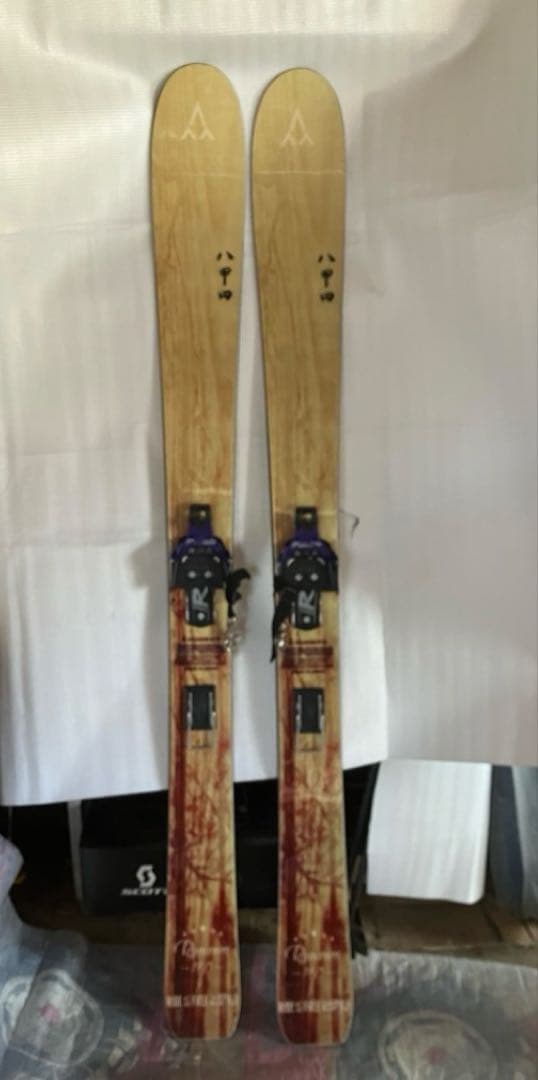 テレマークスキー板　ブルーモリス Repurim　160㎝　ビンディング付