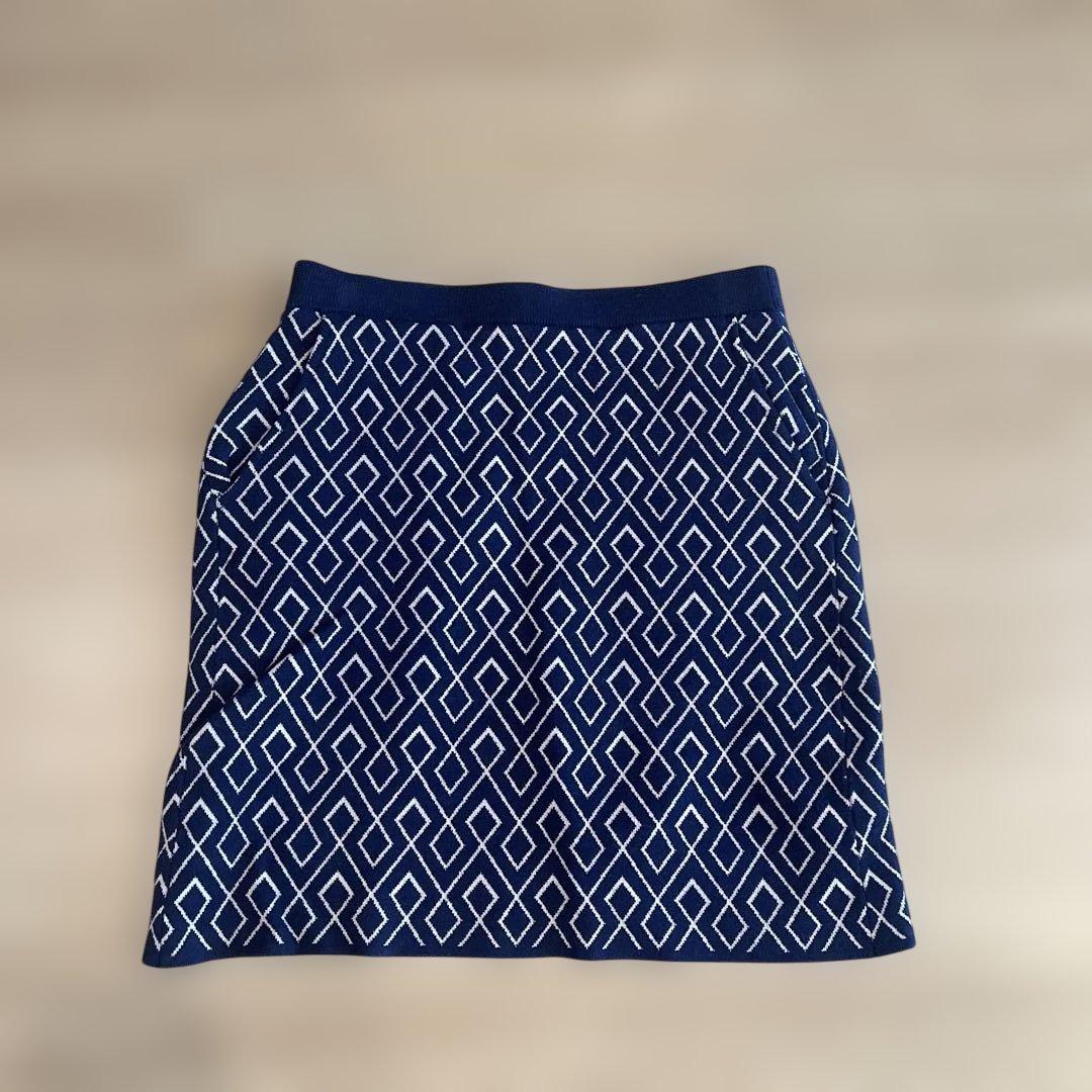 BEAMS GOLF ダイヤモンドパターン セーター 、スカートのセット